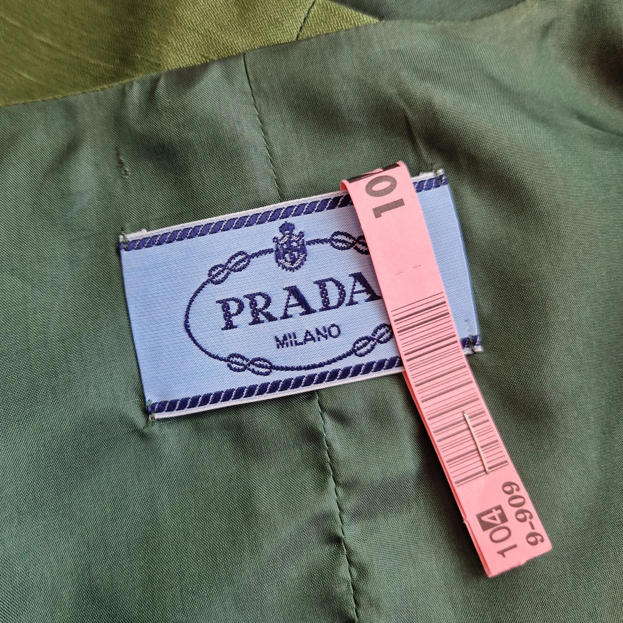 Prada | Gilet vintage seta verde