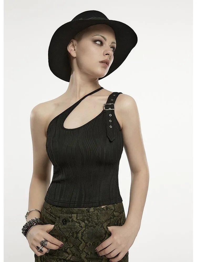 Punk knitted sleeveless vest top【s0000002244】