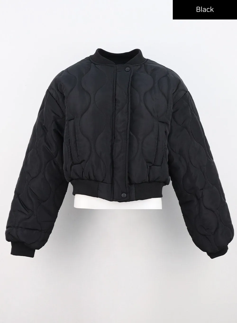 Quilted Bomber Jacket CN309