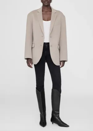 Quinn Blazer - Taupe Cashmere Blend