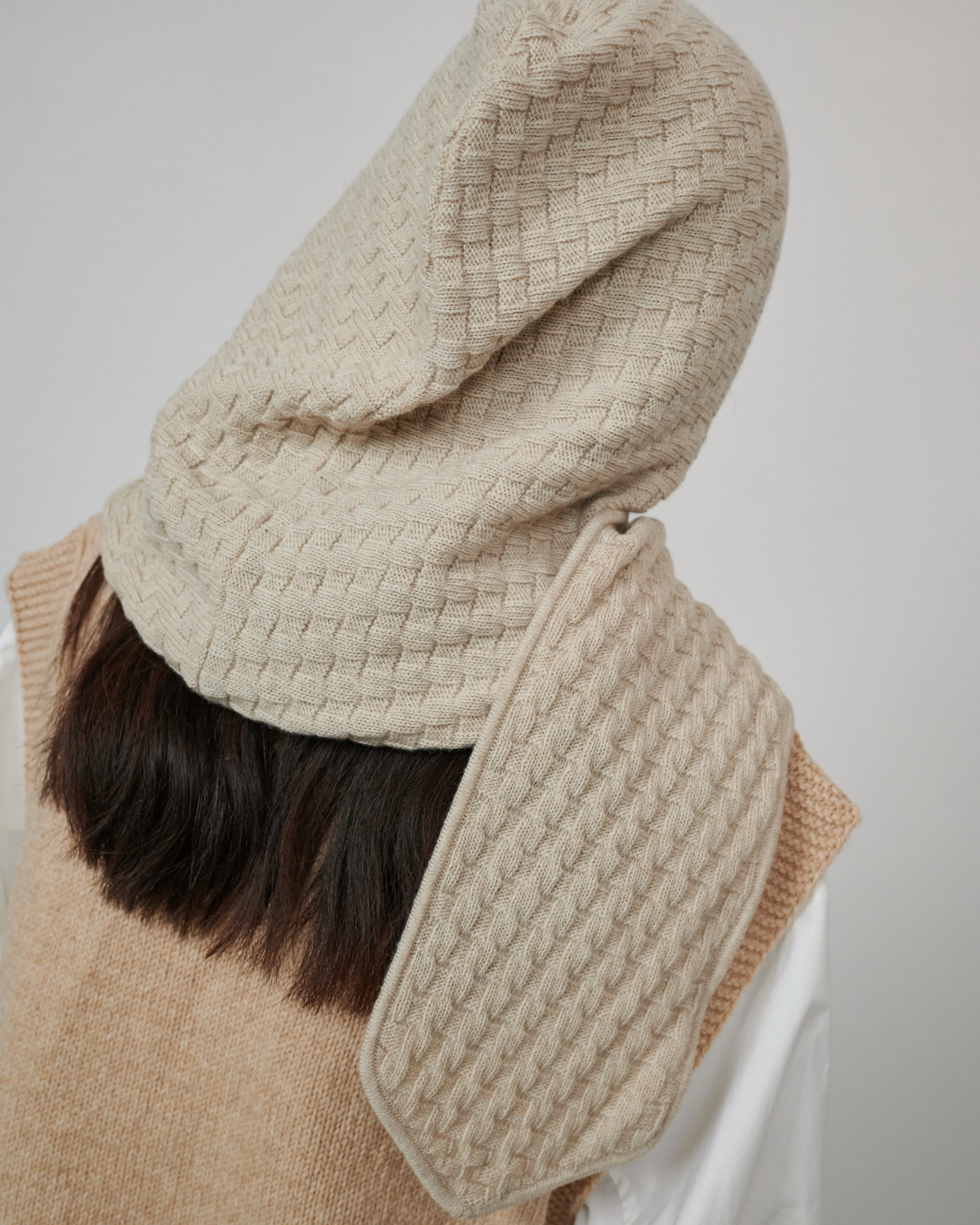 Radvilait Wool Headpiece - Beige