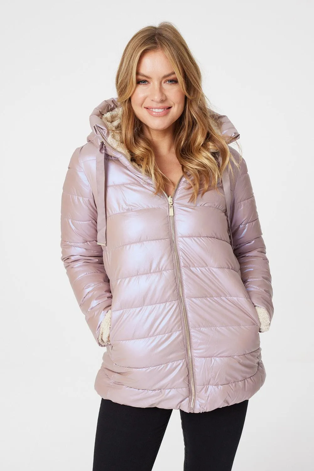 Reversible Padded Teddy Coat