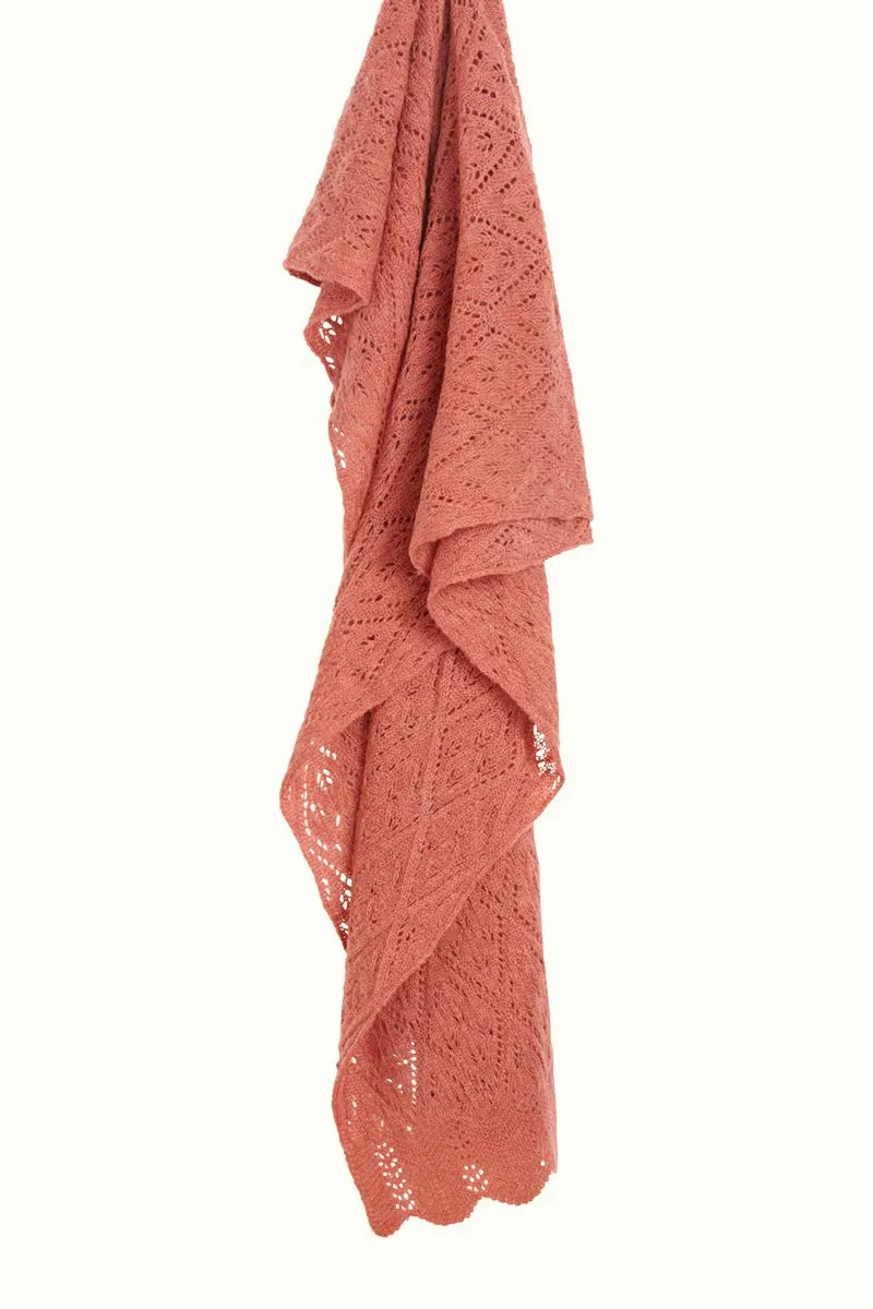 Roze lange sjaal | King Louie scarf Nola dusty rose