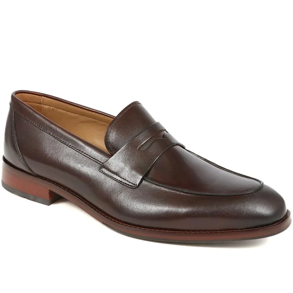 Russell Leather Penny Loafers - RUSSELL / 320 483