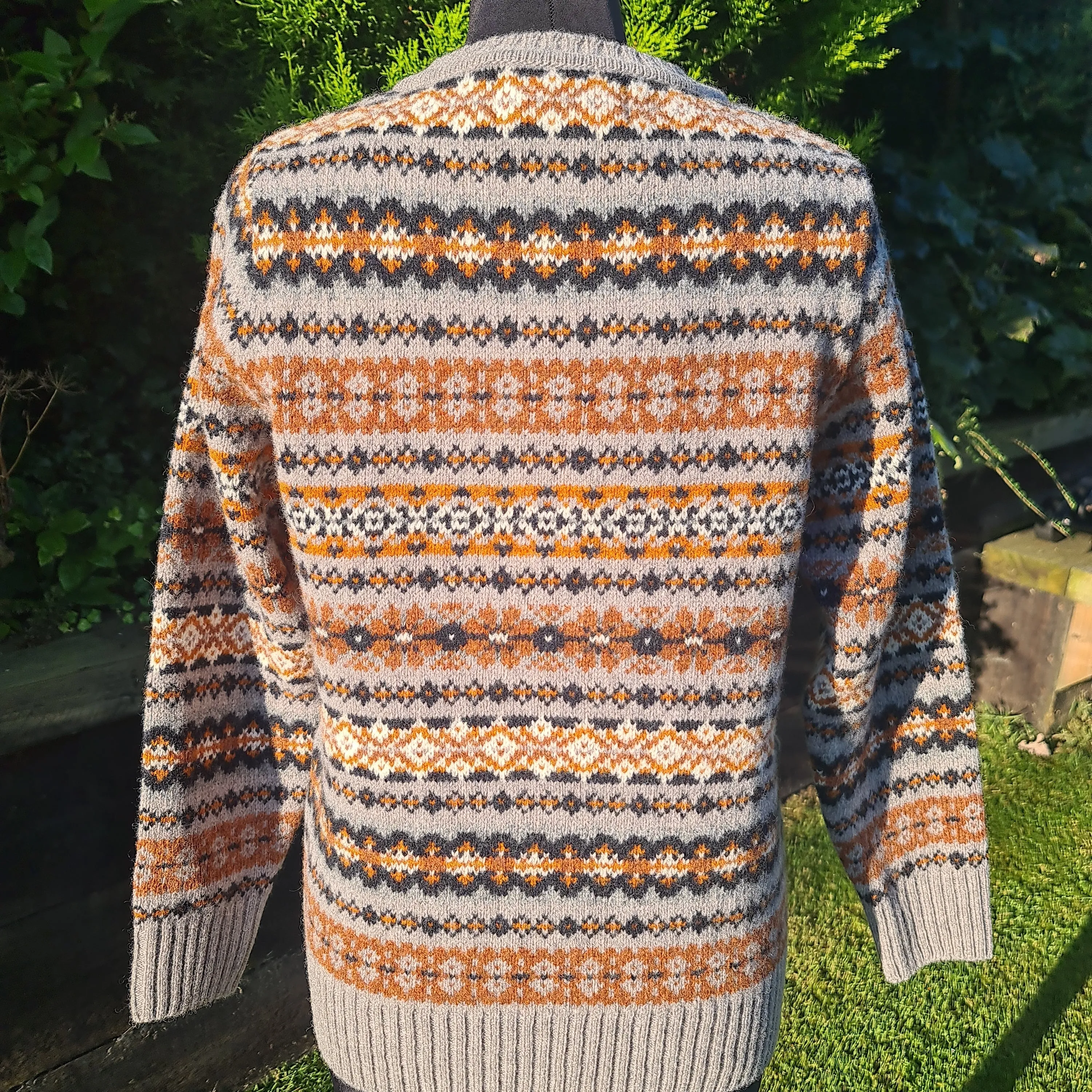 SALE Harley Fairisle Cardigan In Chrome