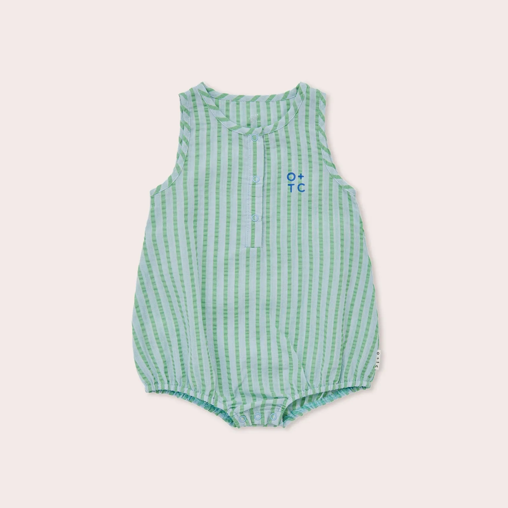 Saltwater Stripe Bubble Romper