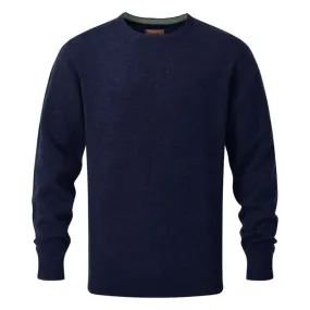 Schoffel Lambswool Crew Neck Jumper - Navy