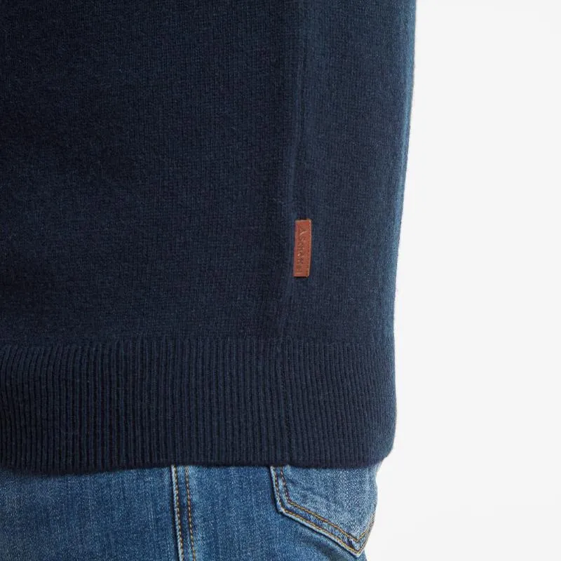 Schoffel Lambswool Crew Neck Jumper - Navy