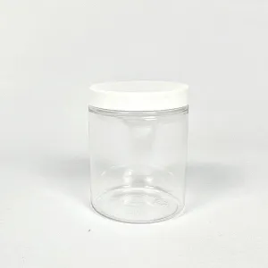 Screwtop Plastic Jars 300ml (6 Pack)