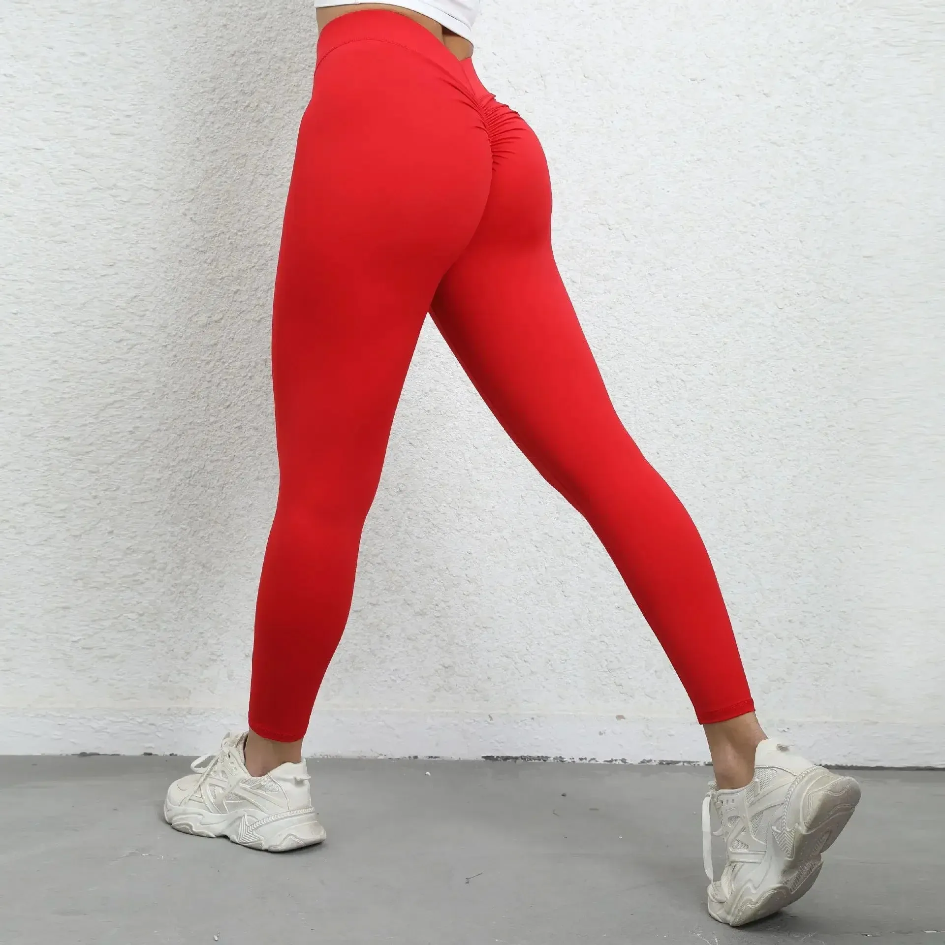 Seamless Gym Yoga Sport Knitted Legging with Scrunch Butt