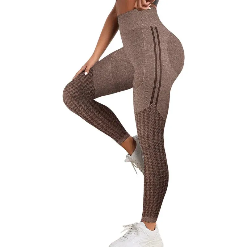 Seamless Printed High Waist Fashion Fitness Legging for Outdoor Activities