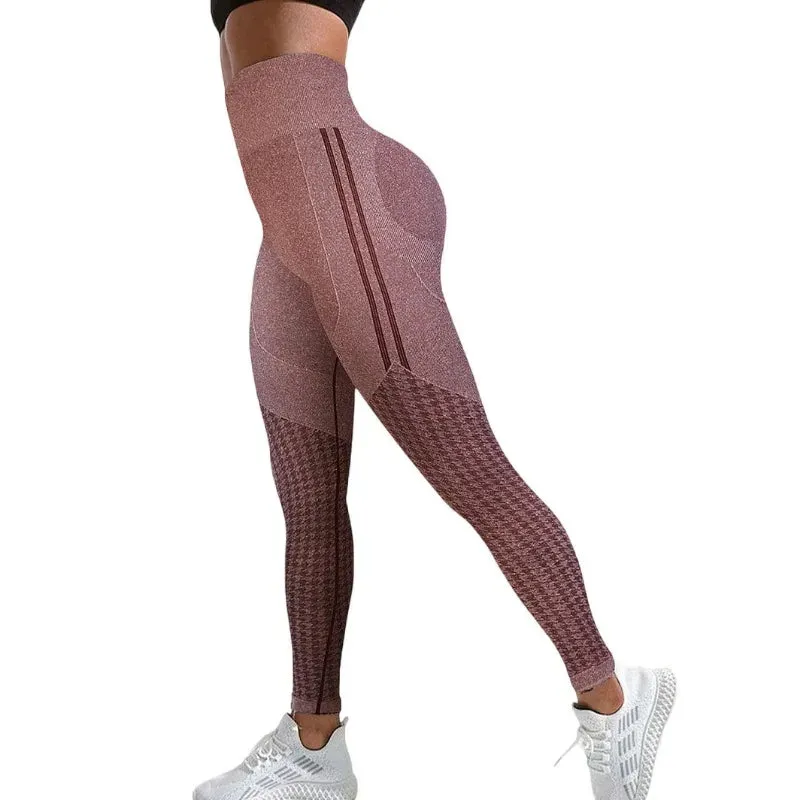 Seamless Printed High Waist Fashion Fitness Legging for Outdoor Activities