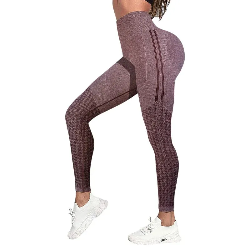 Seamless Printed High Waist Fashion Fitness Legging for Outdoor Activities