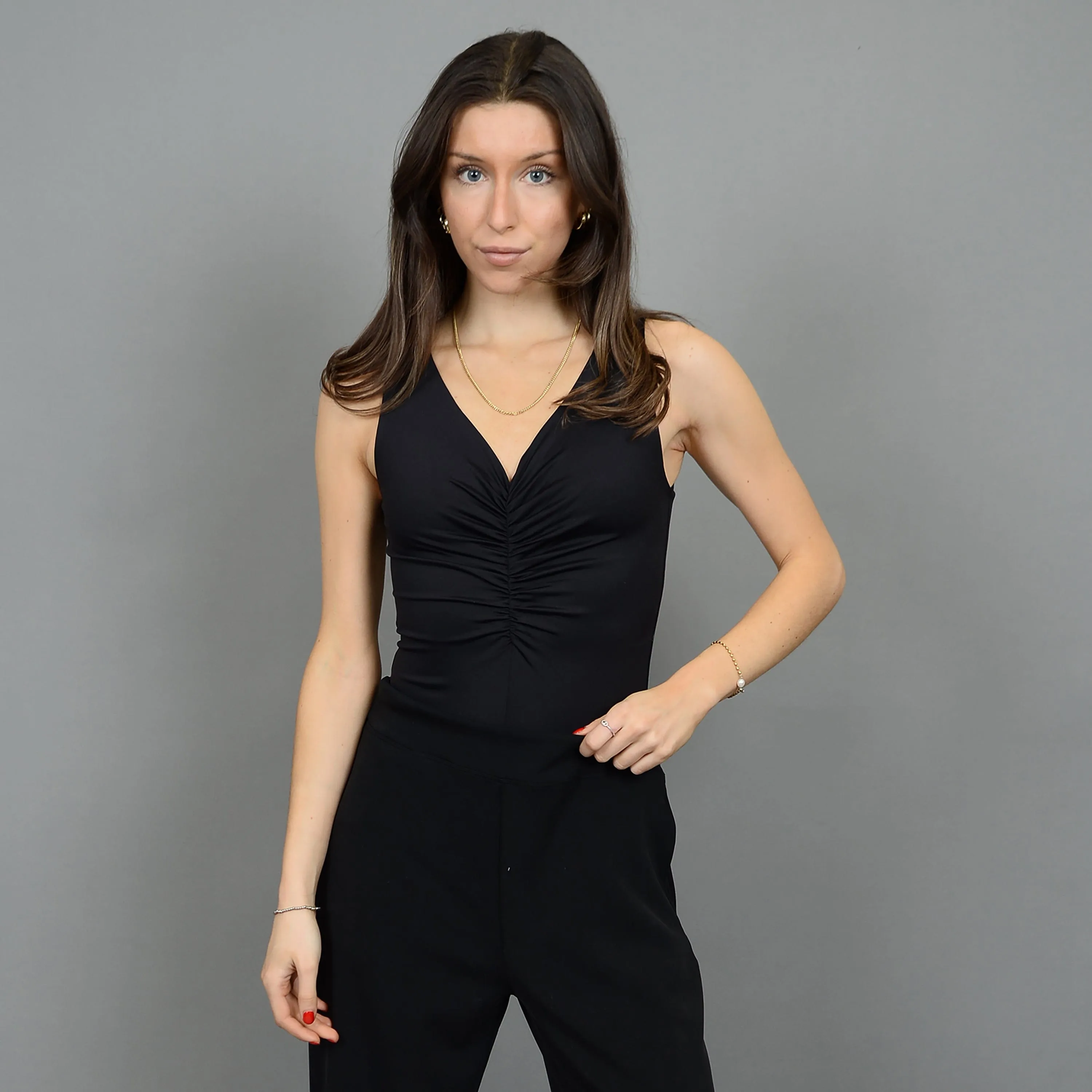 Second Skin Viola Sleeveless Vneck Bodysuit