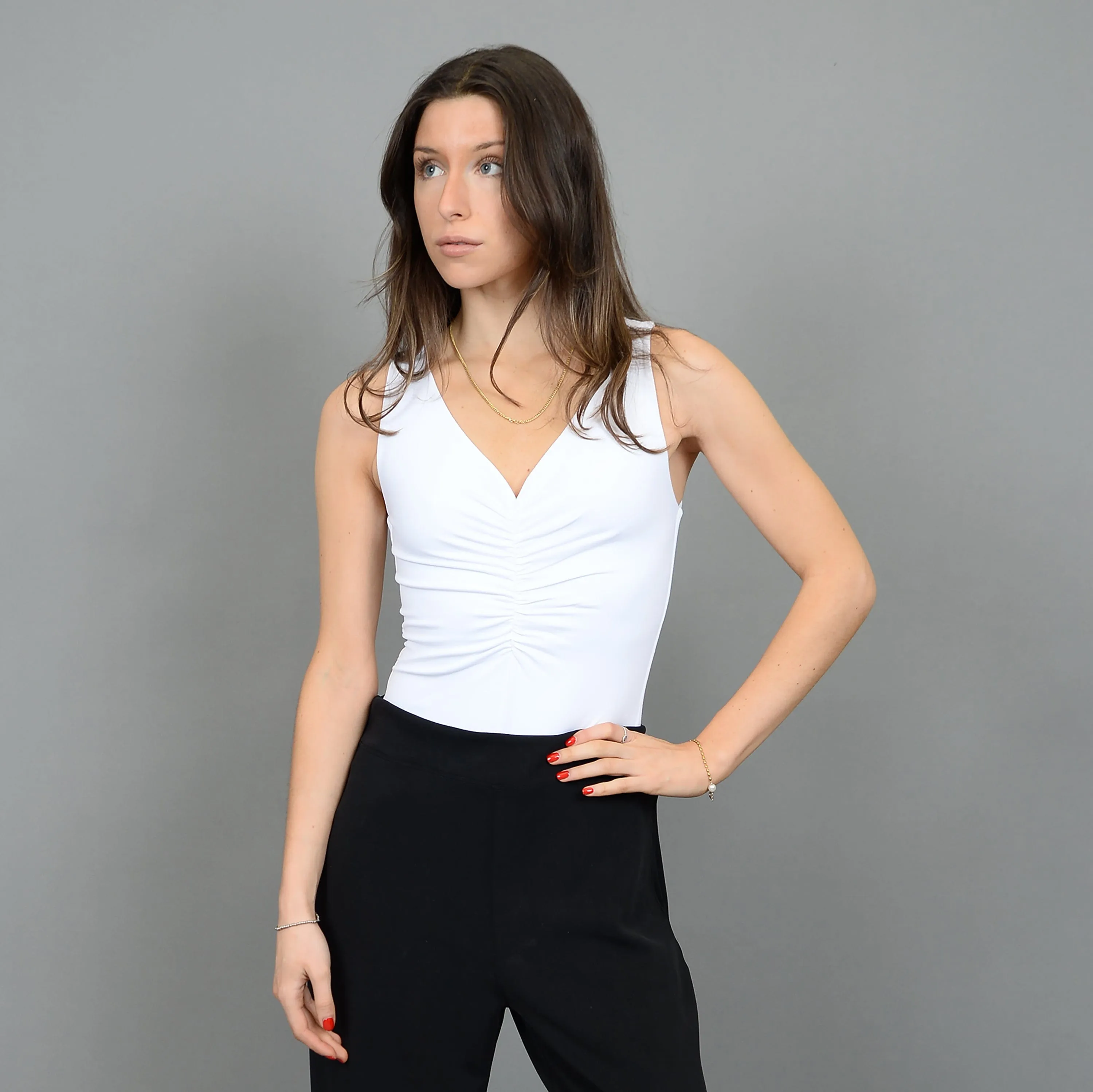 Second Skin Viola Sleeveless Vneck Bodysuit