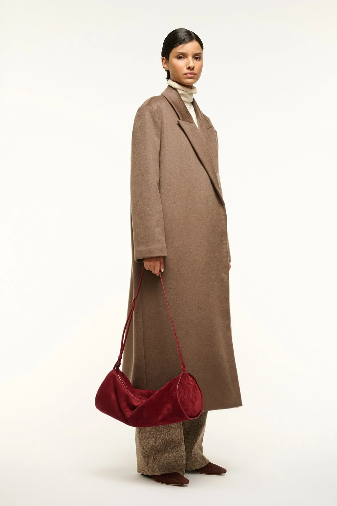 SERGE COAT | DEEP TAUPE