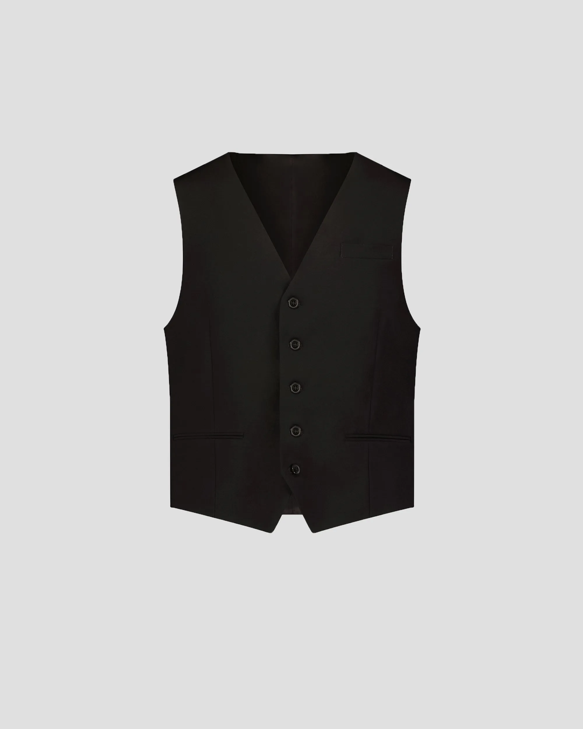 SG Single Breasted Vest - Black