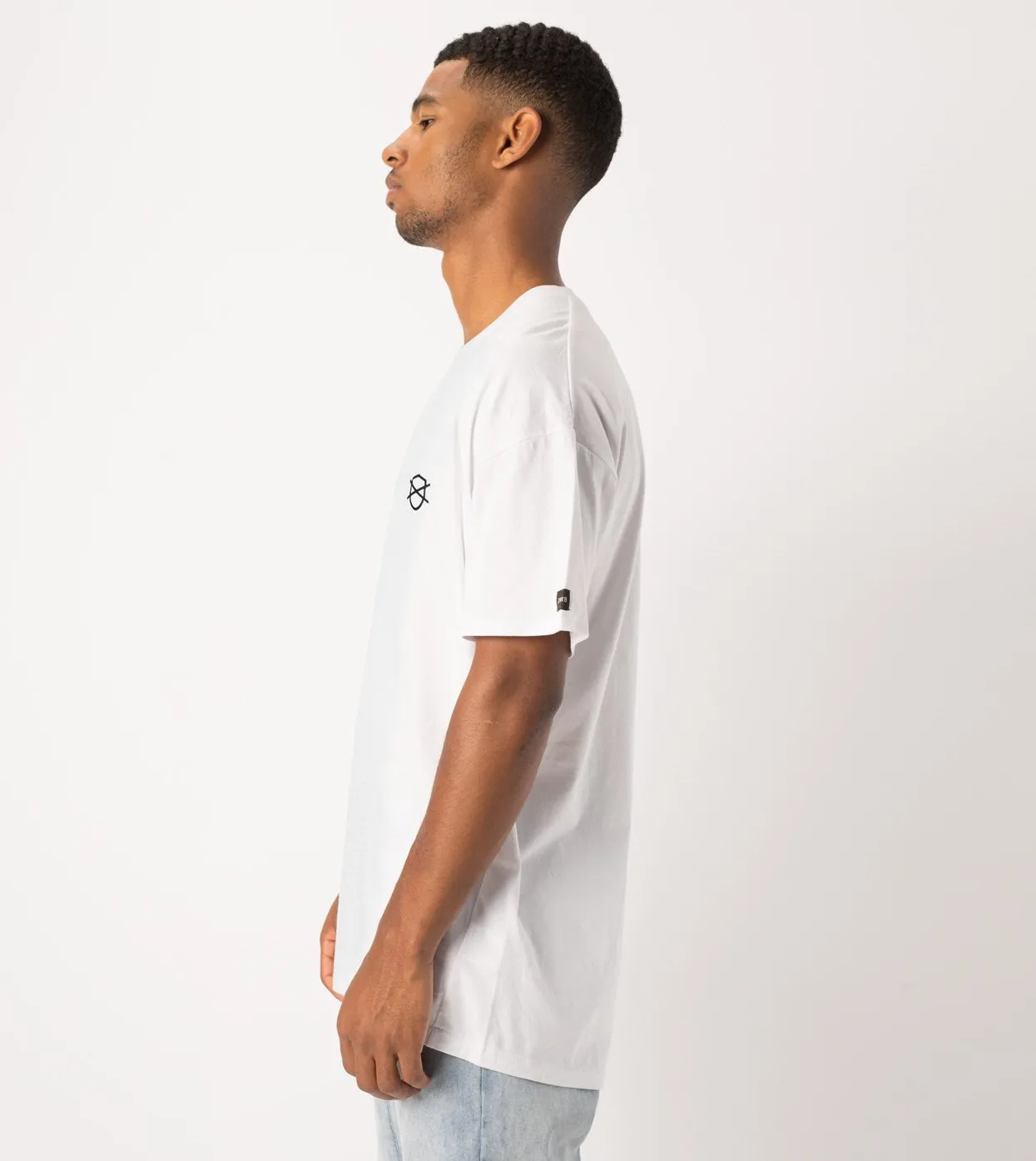 Shield Rugger Tee White