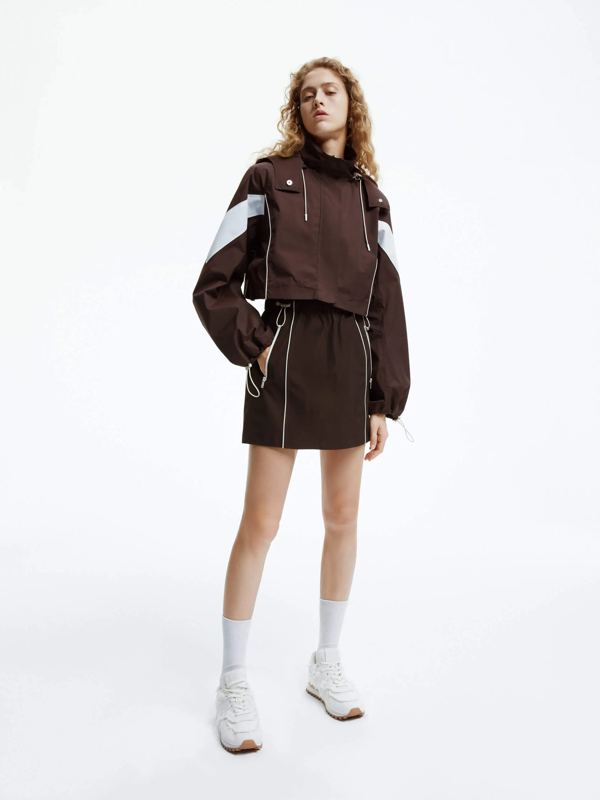 Short Cut Hood Jacket