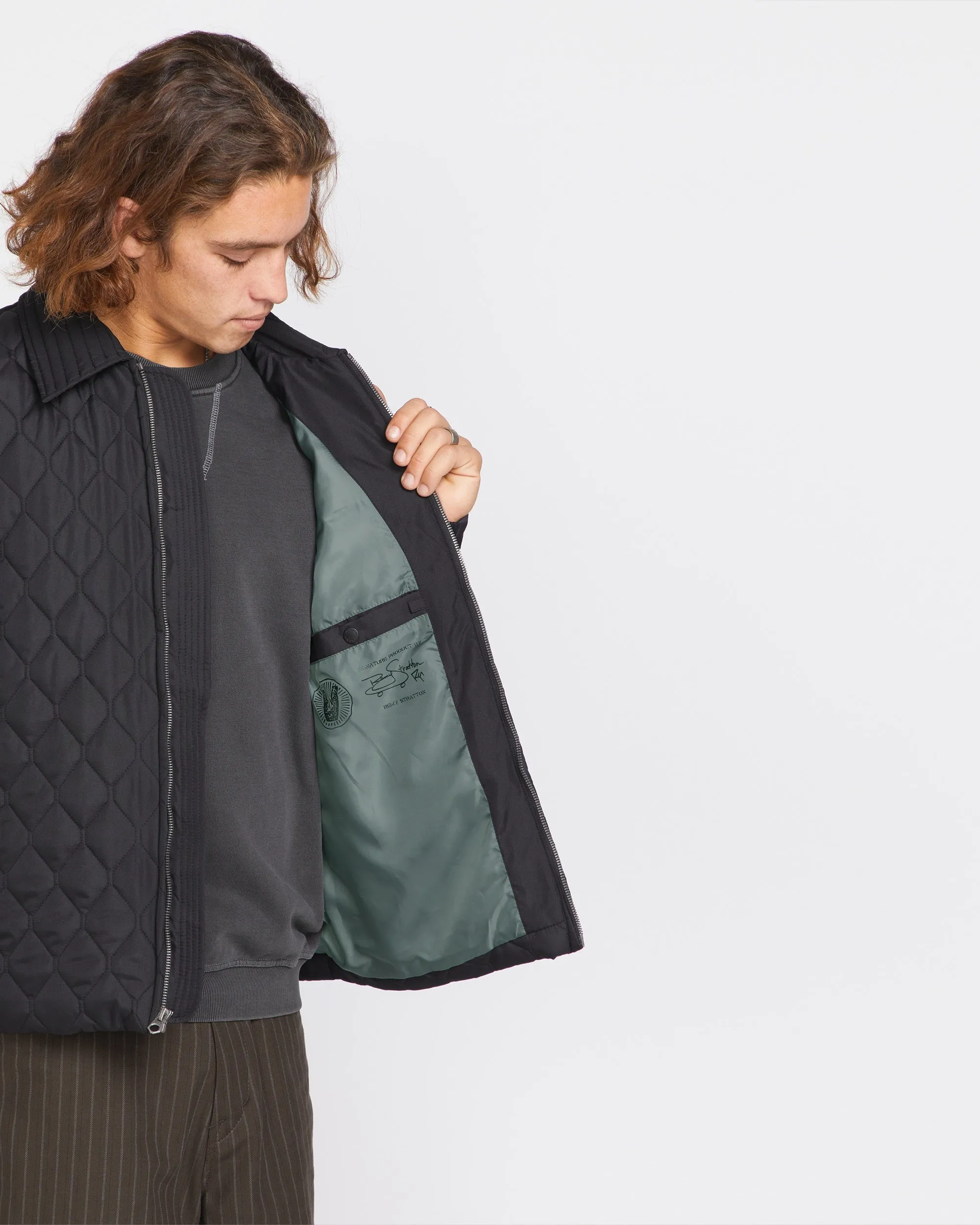 Skate Vitals Remy Stratton Quilted Jacket - Black