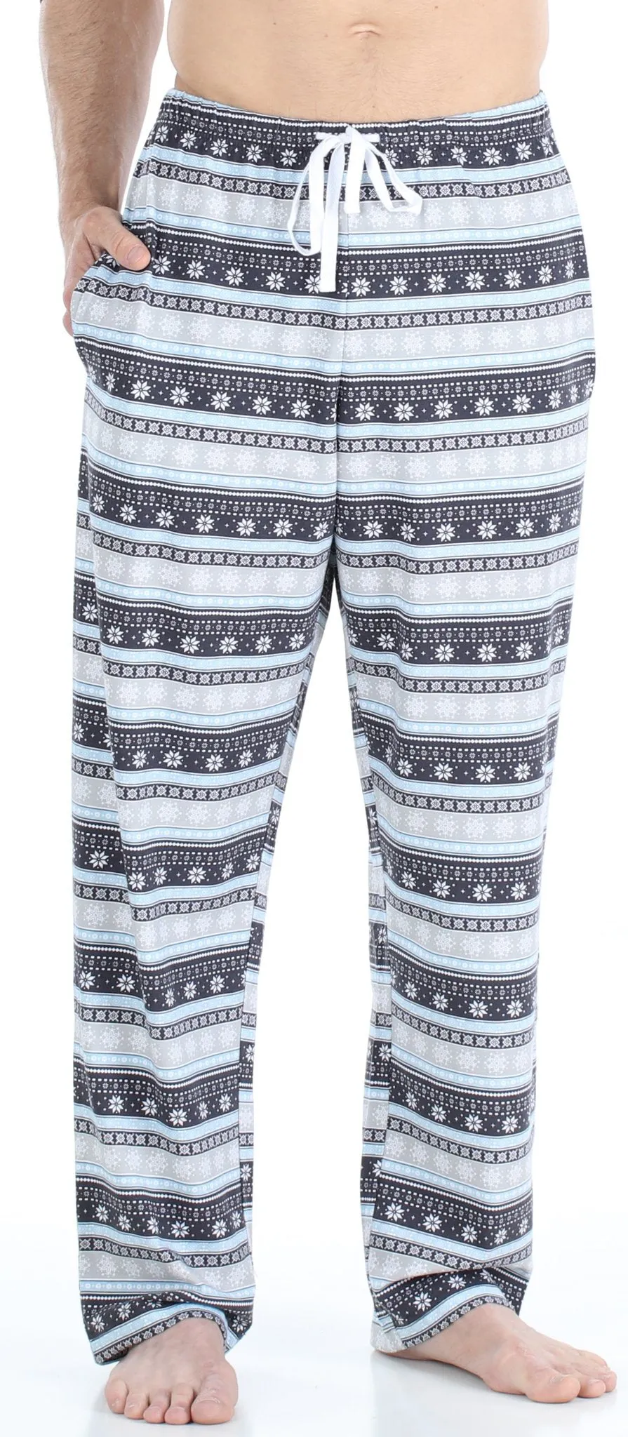 Sleepyheads Holiday Bear Family Matching Grey Fair Isle Pajama