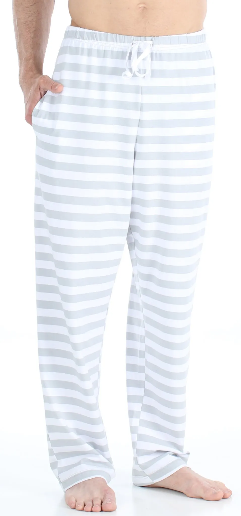 Sleepyheads Holiday Family Matching Winter Snowflake Grey Stripe Pajama