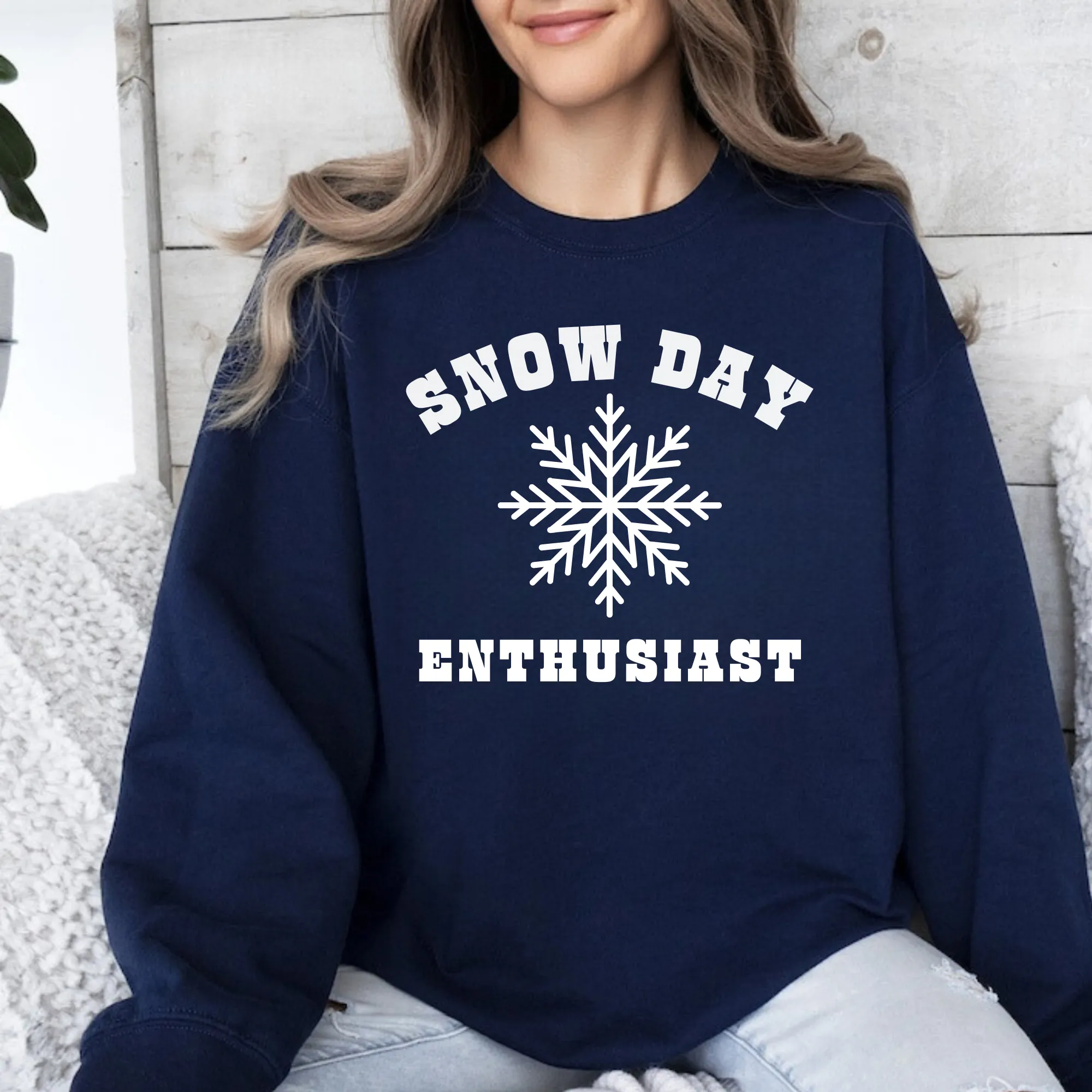 Snow Day Enthusiast Crewneck Sweatshirt