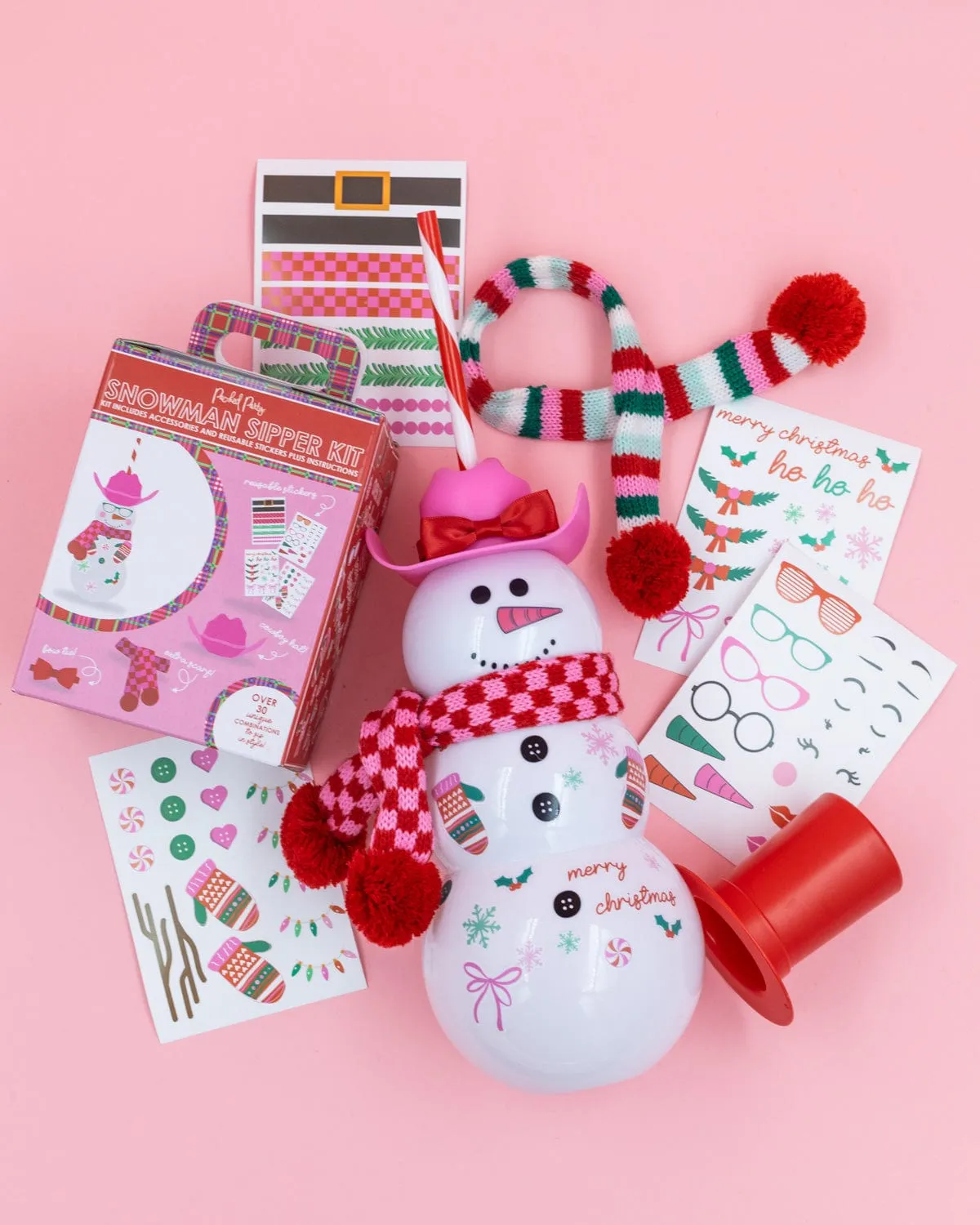 Snowman Sipper & Accessory Bundle