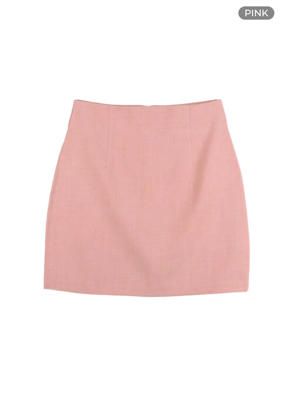 Solid Mini Skirt OY417