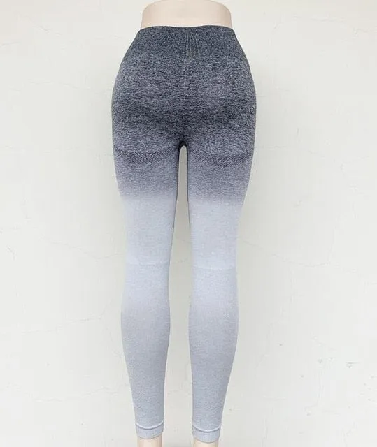 Sport Yoga Gradient color energy Legging