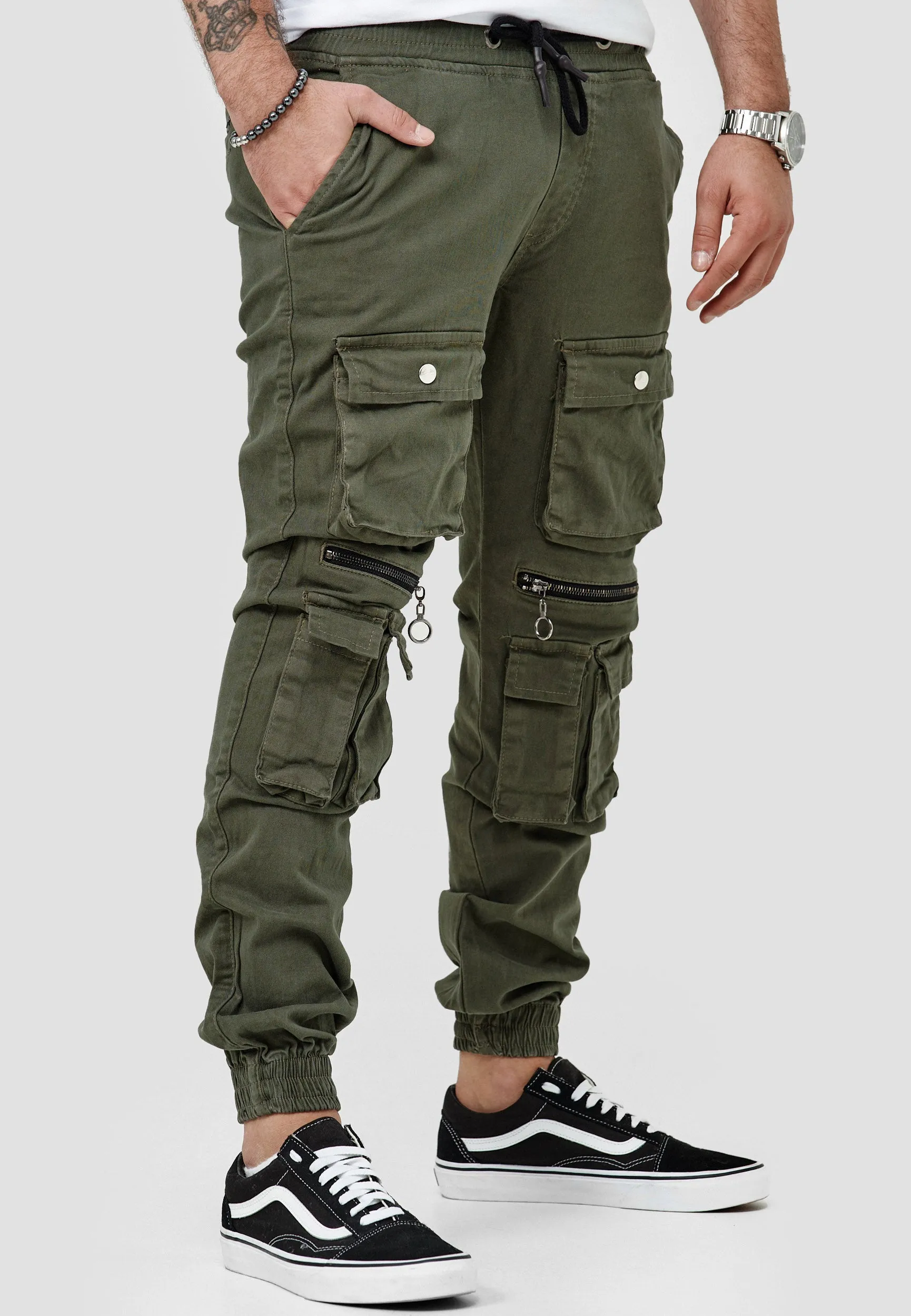 Super Cargo Pants - Army Green X95B