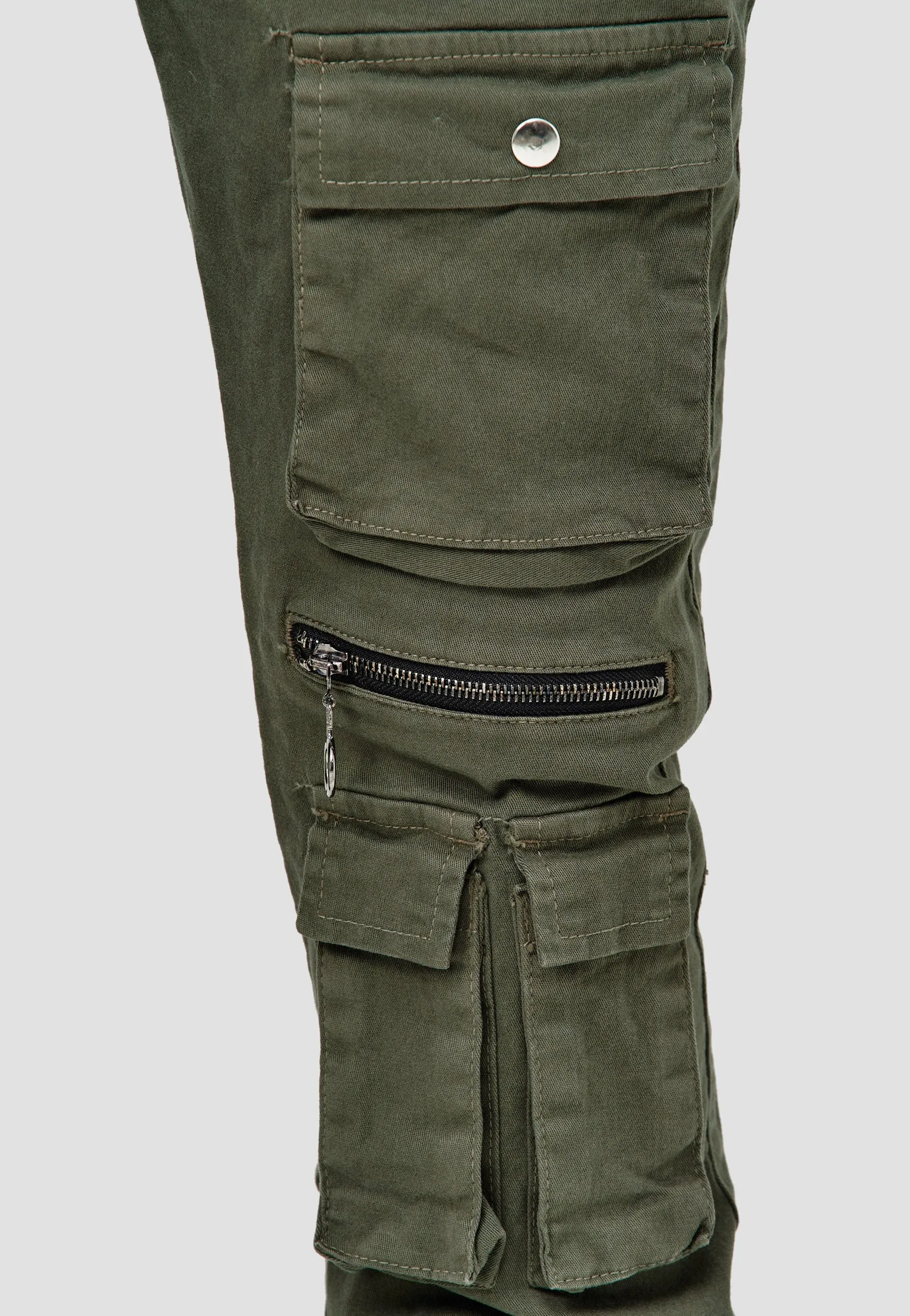 Super Cargo Pants - Army Green X95B