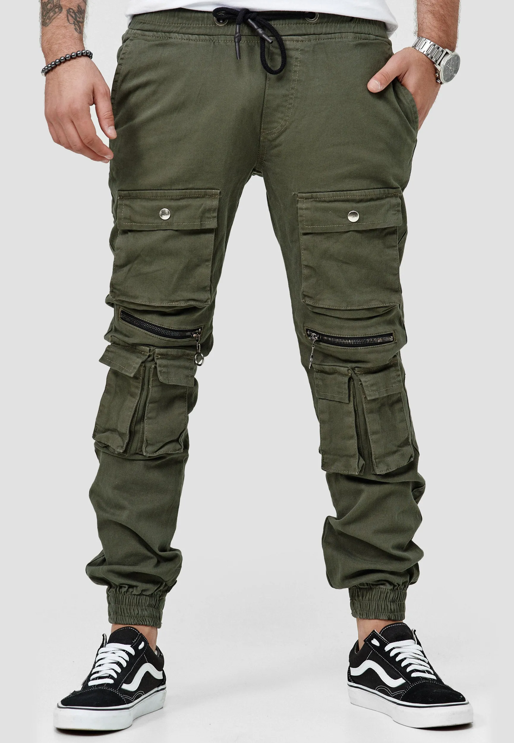 Super Cargo Pants - Army Green X95B