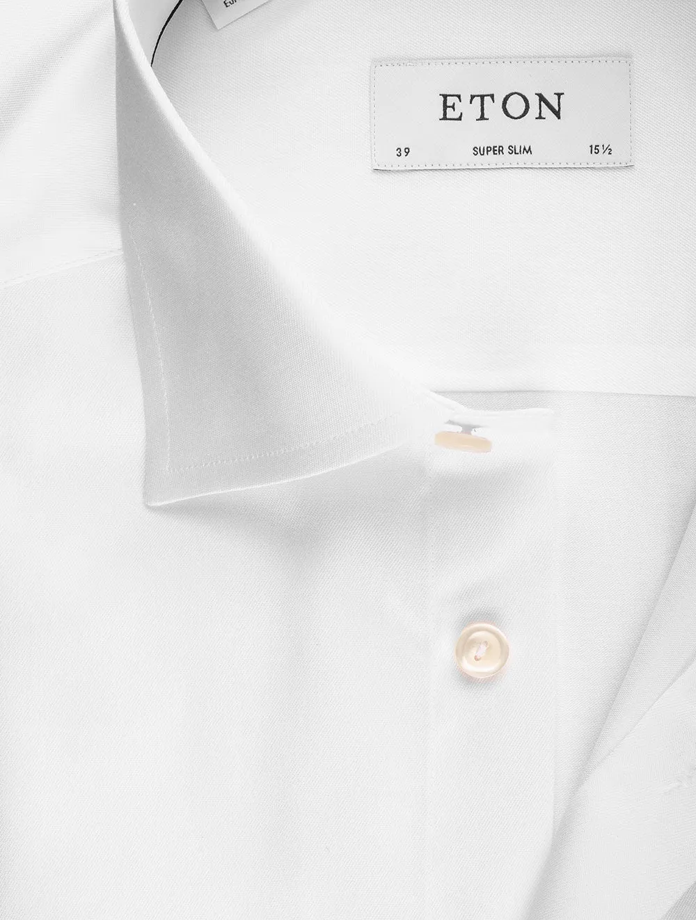 Super Slim Fit Single Cuff Shirt White