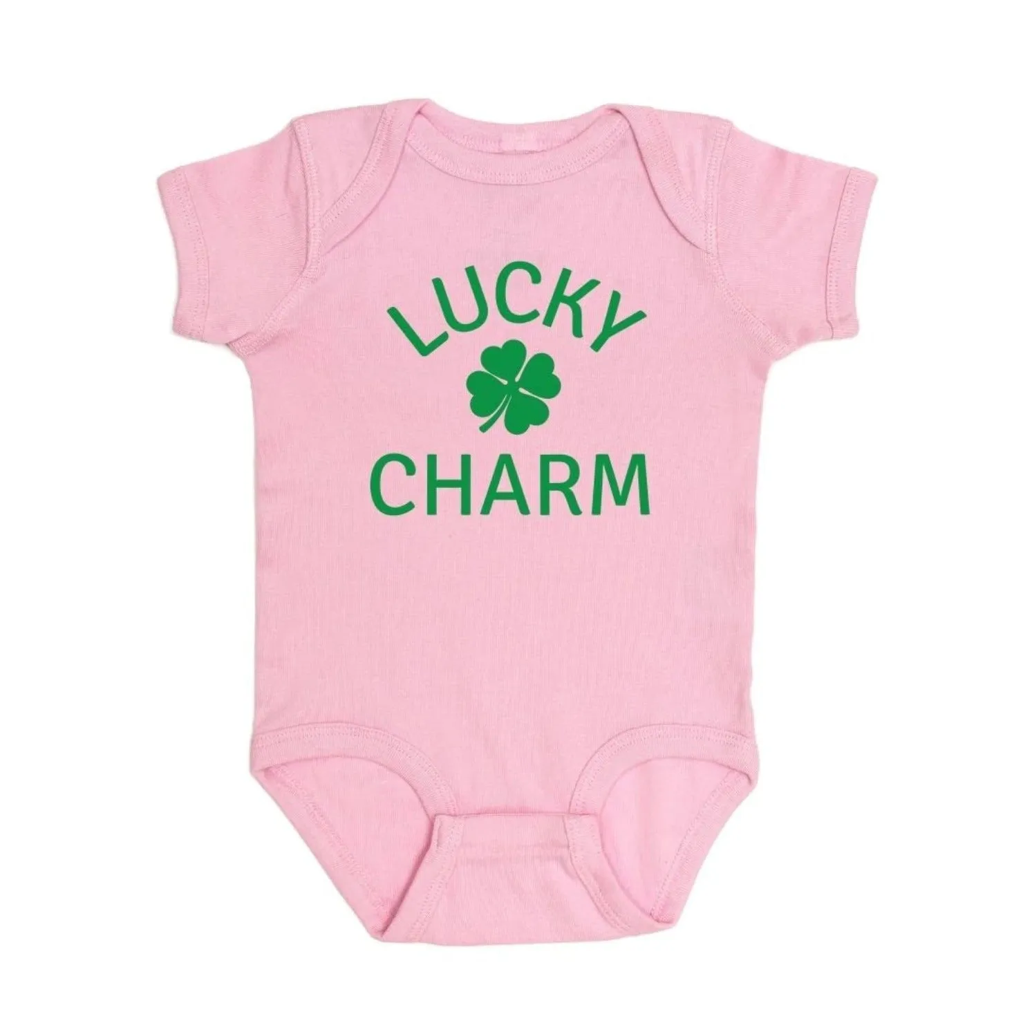 Sweet Wink Infant Girls Lucky Charm S/S Bodysuit In Pink