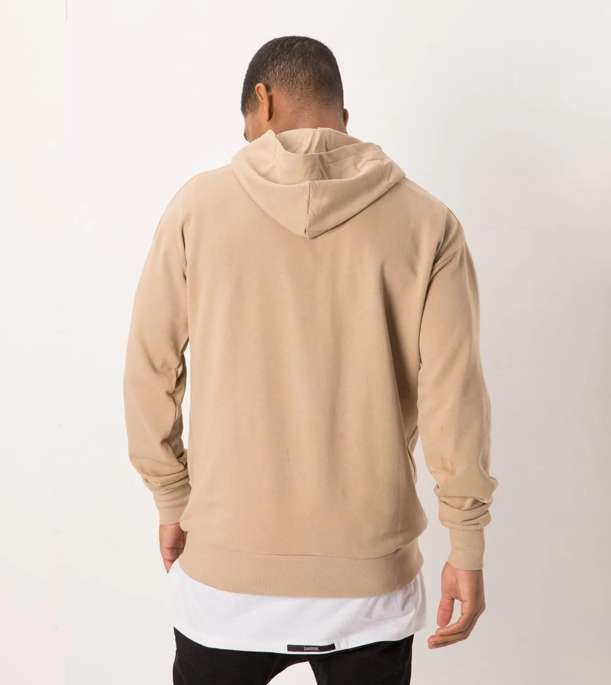 Team Rugger Hood Sweat Beige