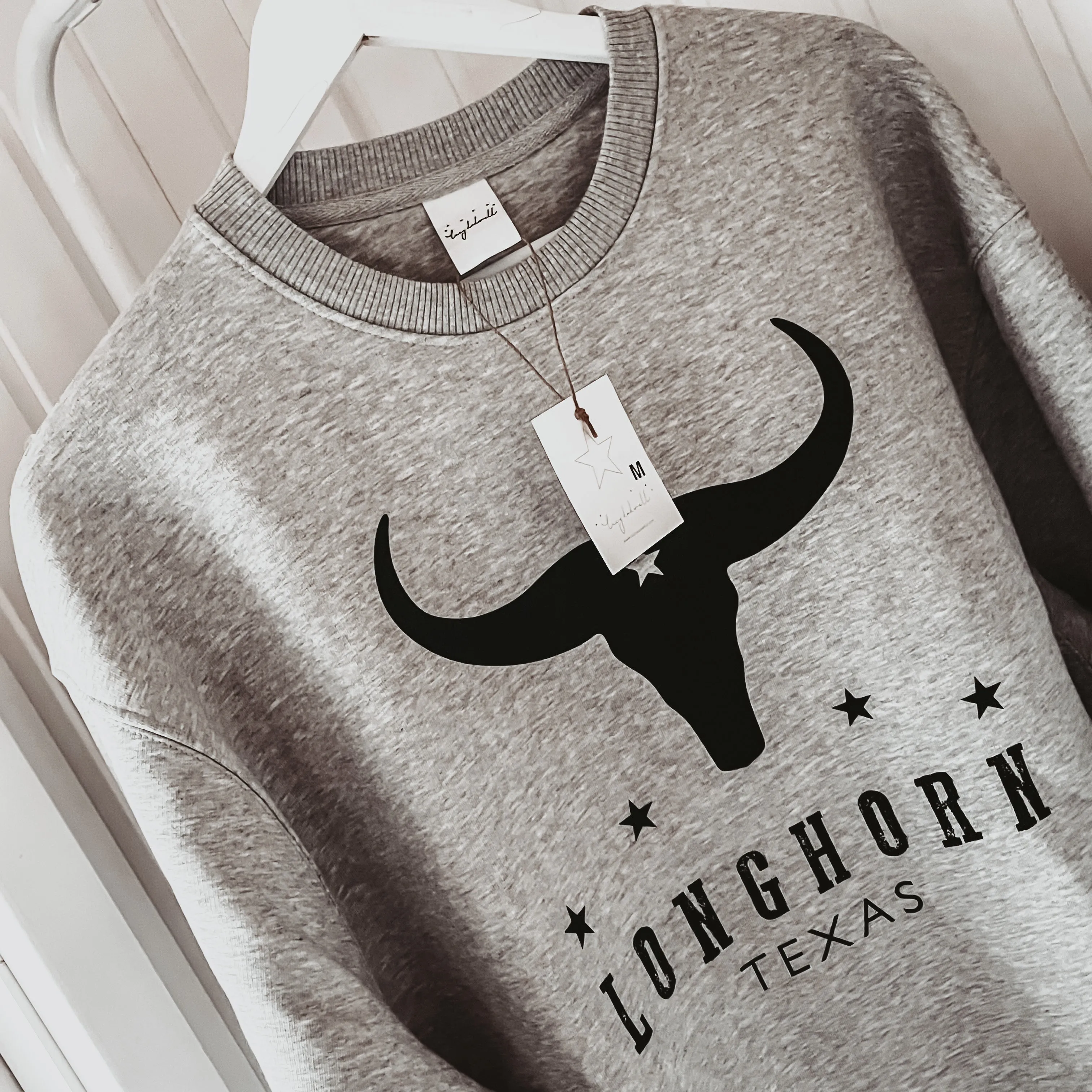 Texas Longhorn bull sweatshirt *super slouchy fit* *NOW JUST HALF PRICE!*