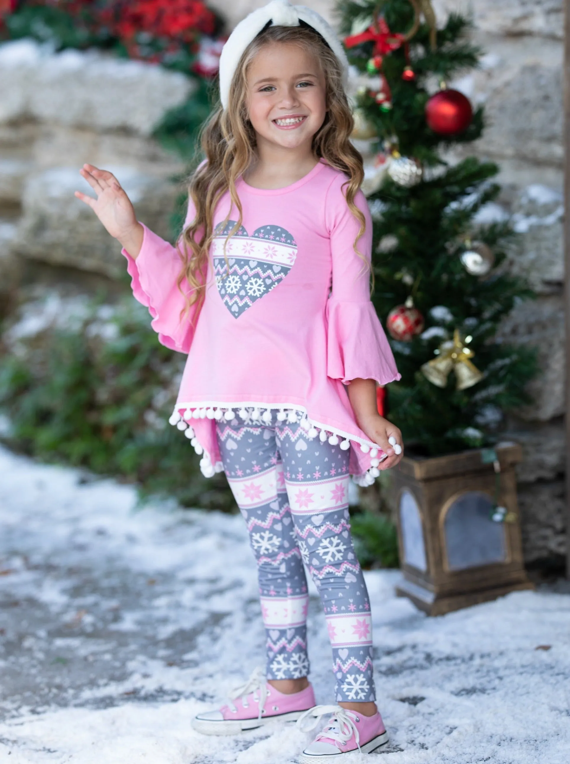 The Coziest Winter Print Legging Set