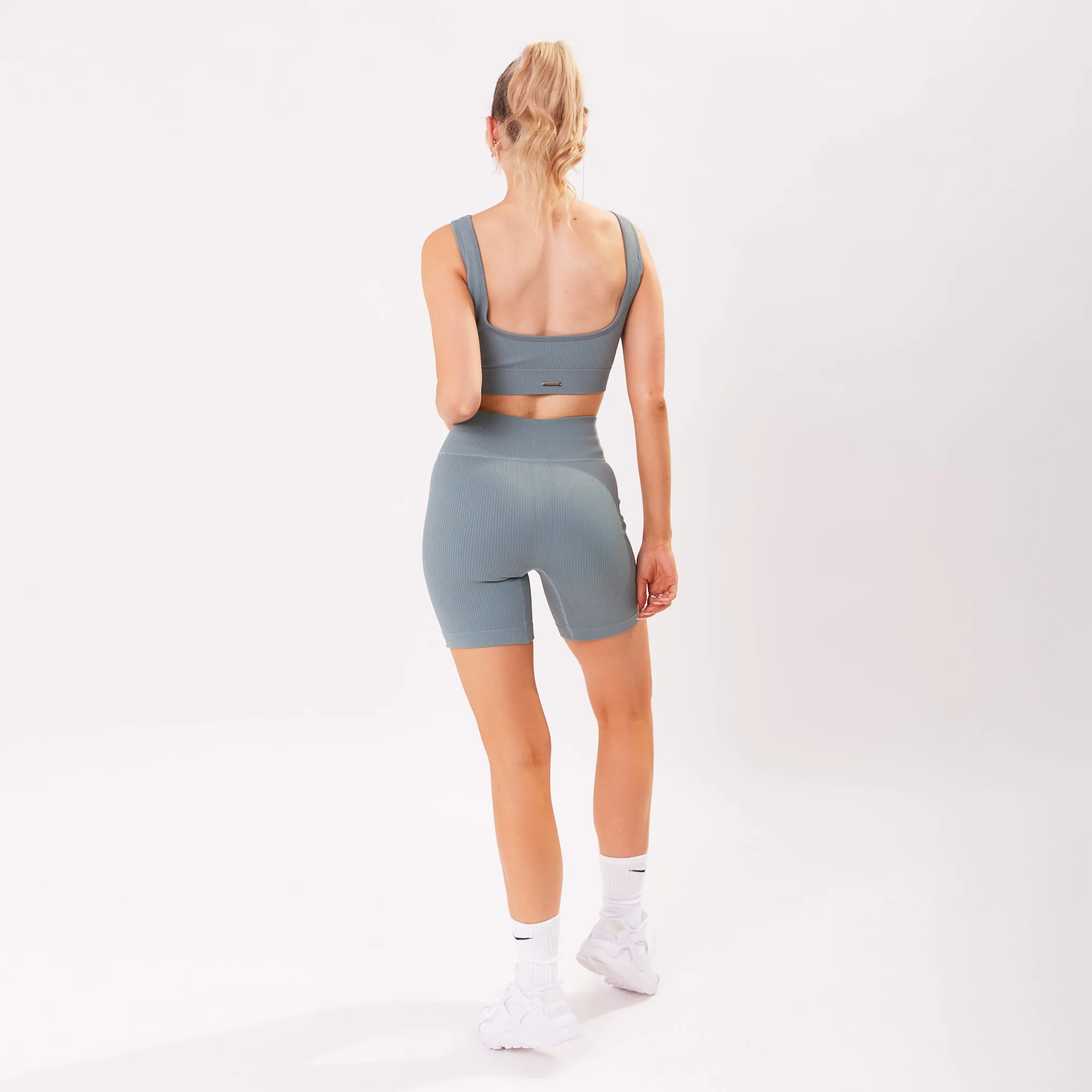 The Luxe Ribbed Cycling Shorts