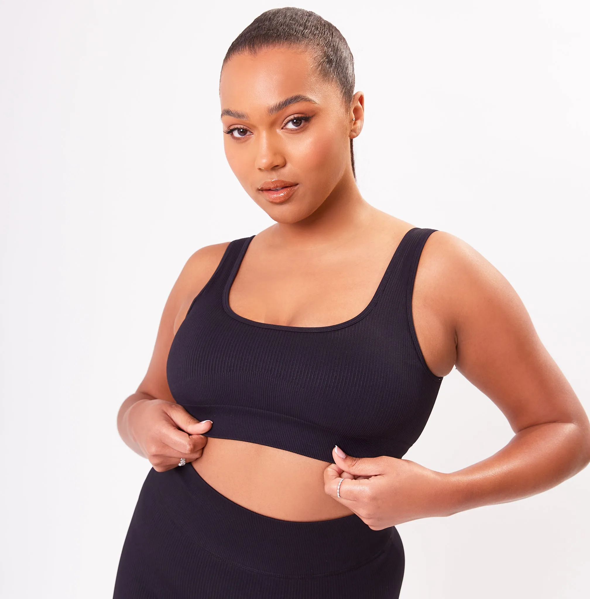 The Luxe Ribbed Sports Bra