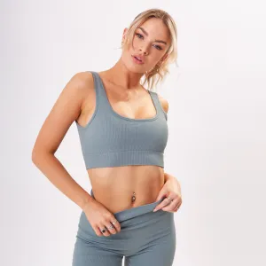 The Luxe Ribbed Sports Bra