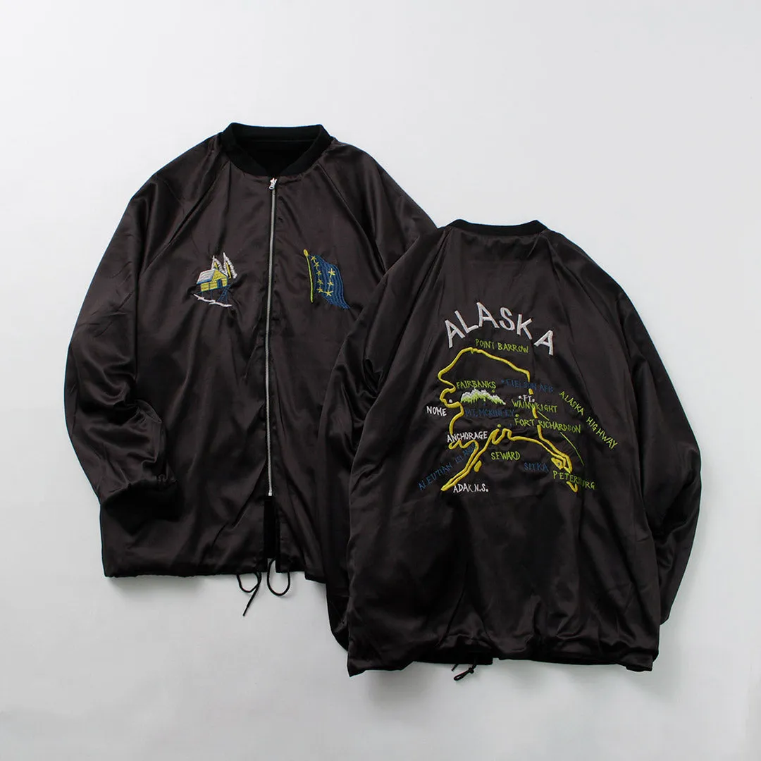 THRIFTY LOOK / Reversible Souvenir Alaska Jacket