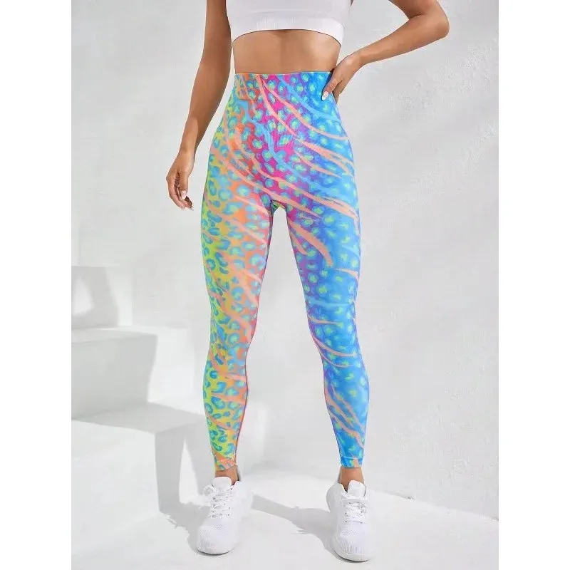 Tie Dye High Waist Butt Lift Yoga Legging