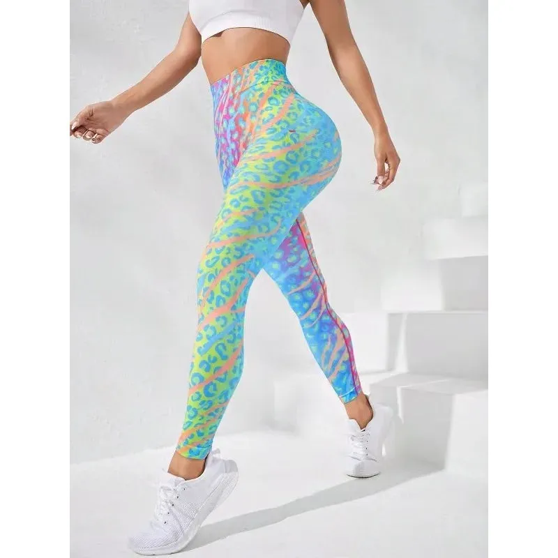 Tie Dye High Waist Butt Lift Yoga Legging