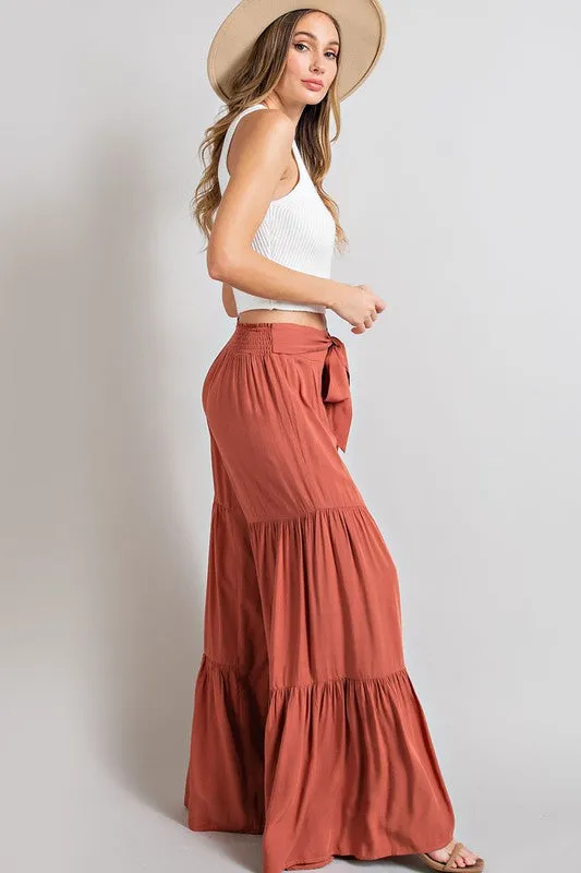 Tiered Wide Pants