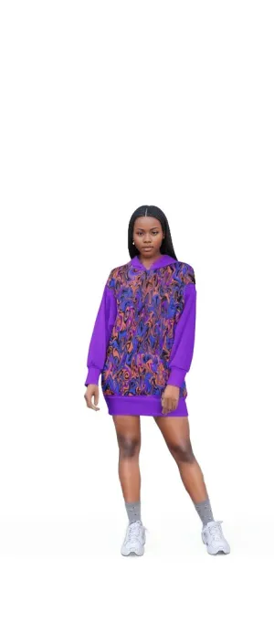 Trip Fleece Hoodie Dress