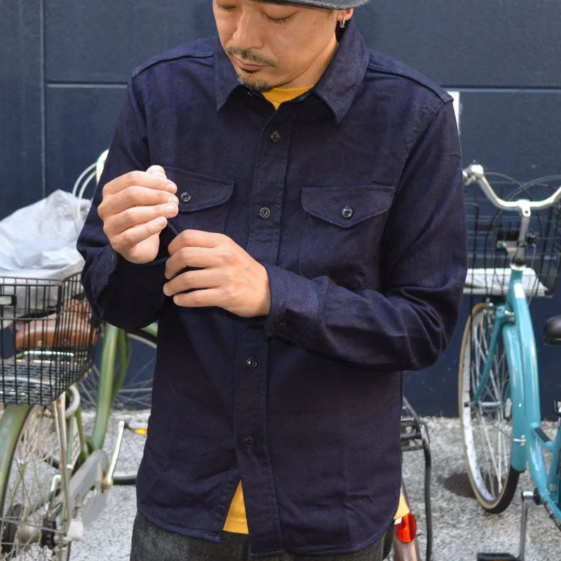 UES "501655" INDIGO HEAVY FLANNEL SHIRT