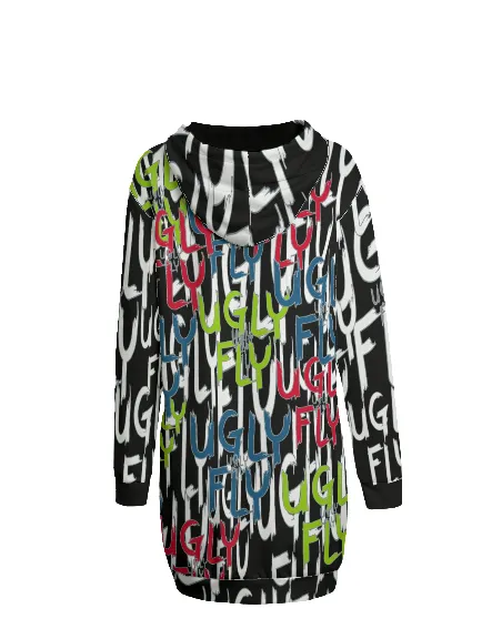 Ugly Fly Women's Hoodie Dress | Interlock