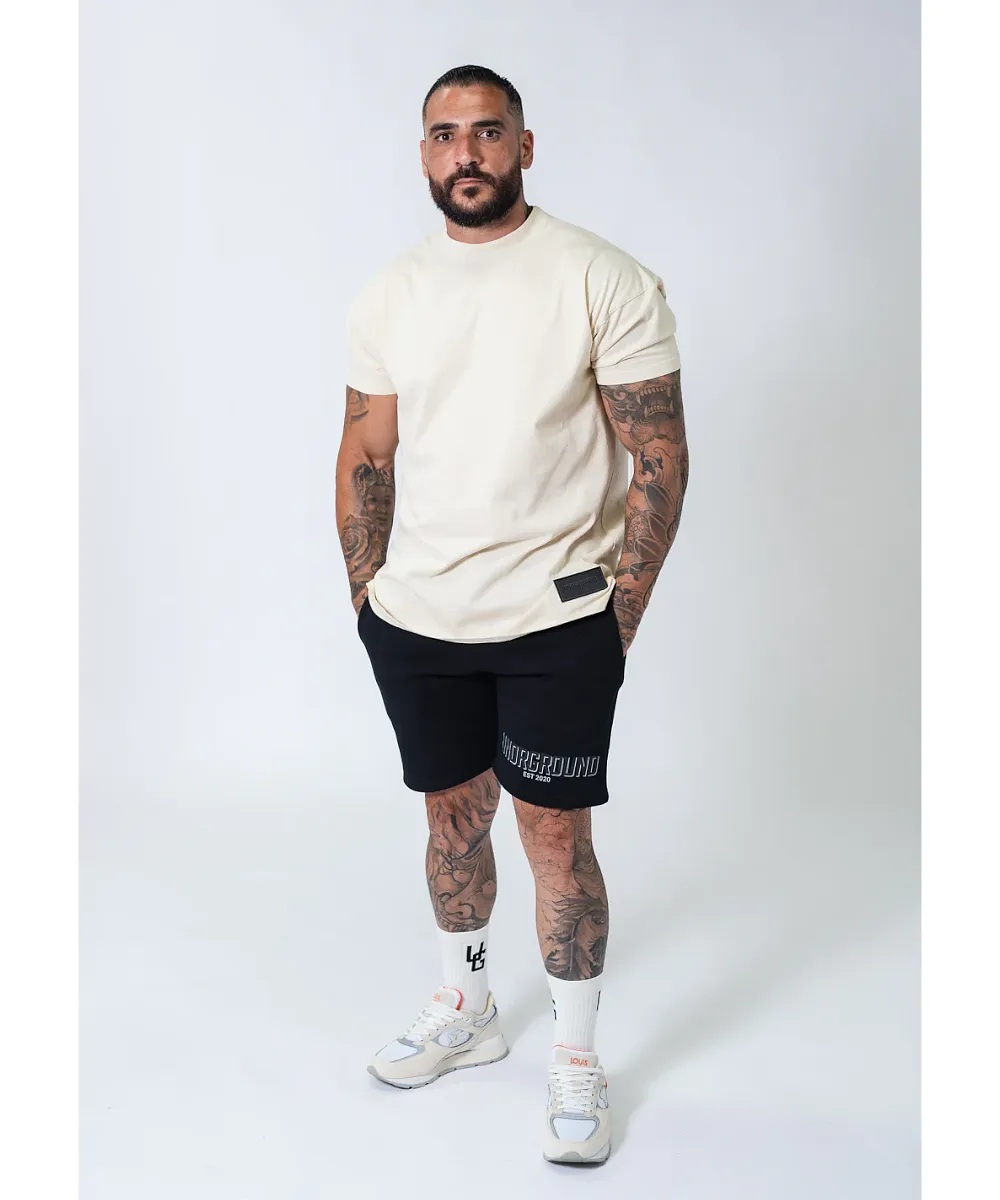 UNDRGROUND Oversized Box Fit Tee (Off White)