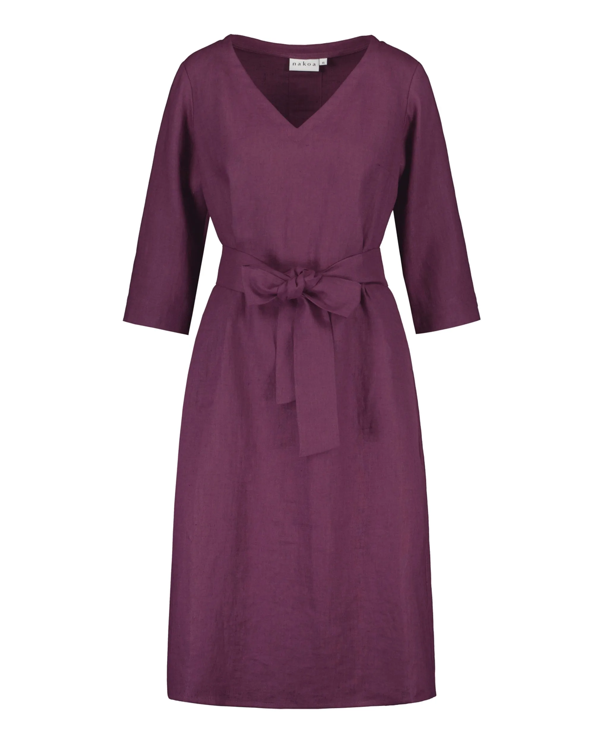 Vera Dress Linen Dress Royal Violet